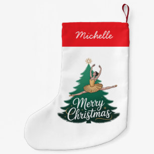 Petite Chaussette De Noël Arbre de Noël de ballerine personnalisé tendance