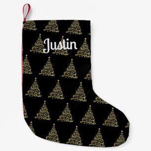 Petite Chaussette De Noël Arbre de Noël monogrammé Stocking