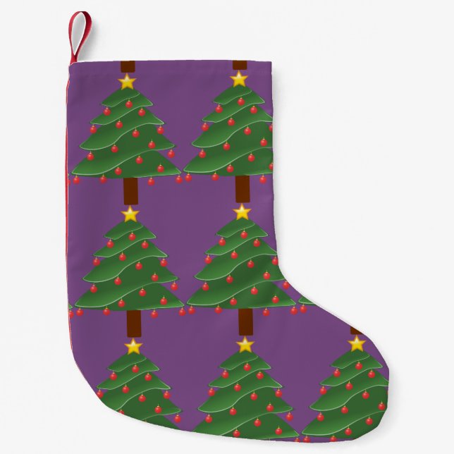 Petite Chaussette De Noël Arbre de Noël Thunder_Cove (Devant)