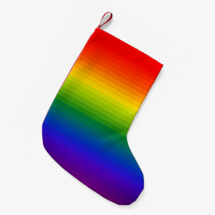 Petite Chaussette De Noël Arc-en-ciel