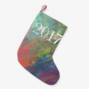 Petite Chaussette De Noël Arc-en-ciel Abstrait Brochures psychédéliques