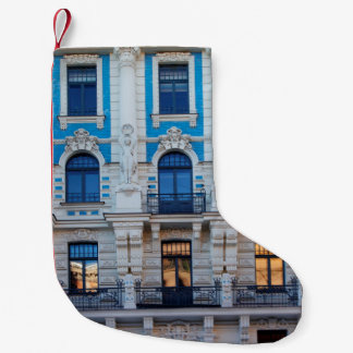 Petite Chaussette De Noël Architecture Art Nouveau en Riga, Lettonie