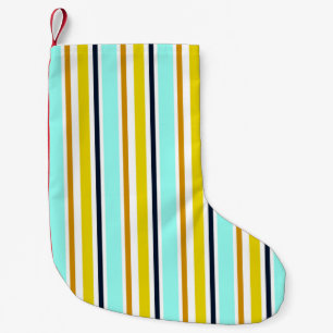 Petite Chaussette De Noël Arrière - plan abstrait rayé avec bandes de couleu