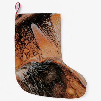 Petite Chaussette De Noël Arrière - plan Brown