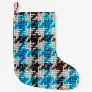 Petite Chaussette De Noël Arrière - plan de la texture de tissu flanelle.