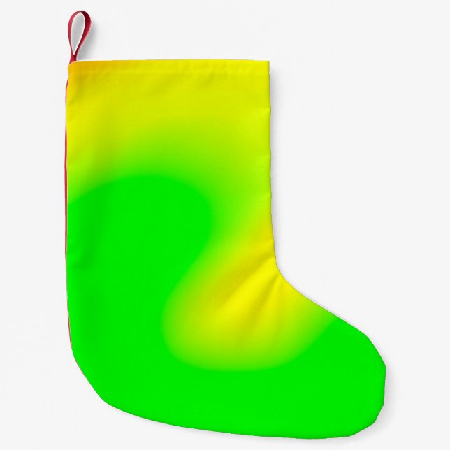 Petite Chaussette De Noël arrière - plan de nuage doux arc-en-ciel Abstrait  (Devant)