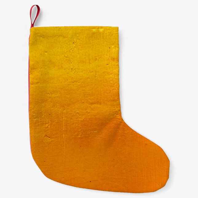 Petite Chaussette De Noël Arrière - plan de papier peint or texture graphism (Devant)