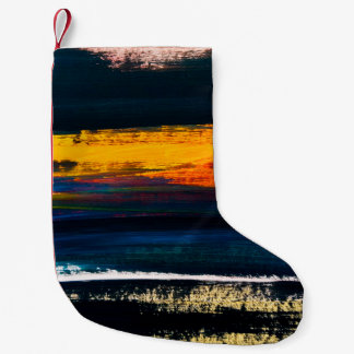 Petite Chaussette De Noël arrière - plan de peinture d'art Abstrait. Art mod