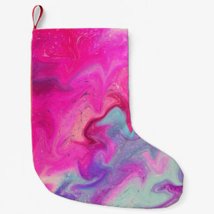 Petite Chaussette De Noël Arrière - plan de peinture mixte