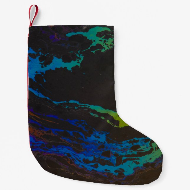 Petite Chaussette De Noël Arrière - plan de texture (Devant)