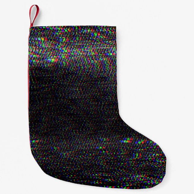 Petite Chaussette De Noël Arrière - plan de texture de l'écran de test (Devant)