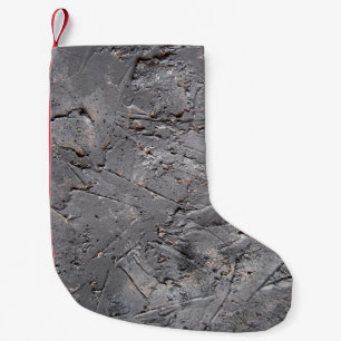 Petite Chaussette De Noël Arrière - plan de texture grunge foncé, paroi de p