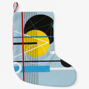 Petite Chaussette De Noël Arrière - plan multicolore Abstrait de l'objet géo
