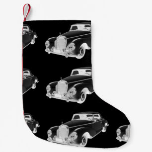 Petite Chaussette De Noël Art de voiture de luxe du benz 300 de Mercedes
