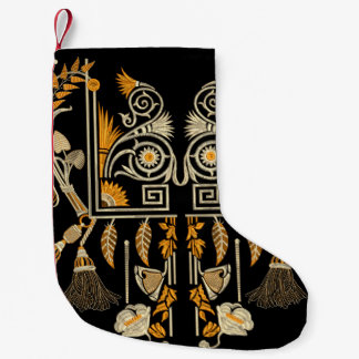 Petite Chaussette De Noël Art égyptien traditionnel frontière d'or créer mai