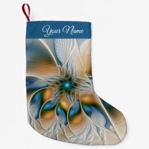 Petite Chaussette De Noël Art fractal abstrait fantastique en plein essor W.