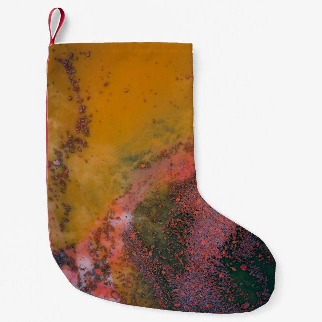 Petite Chaussette De Noël Art moderne (Devant)