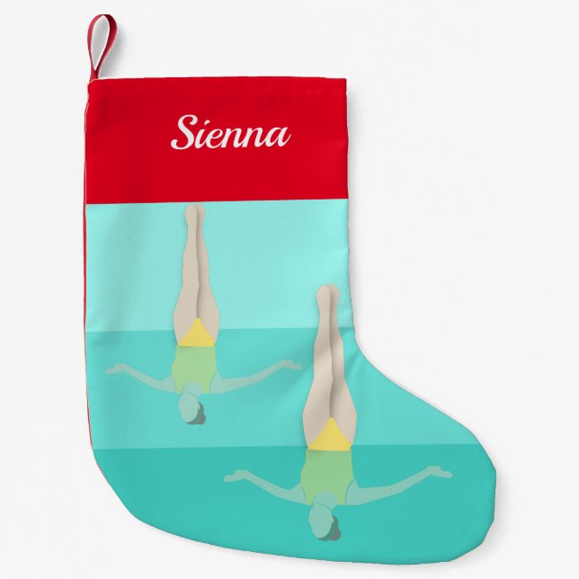 Petite Chaussette De Noël Artistic Swimming (Devant)