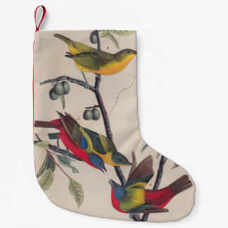 Petite Chaussette De Noël Audubon Peint Bunting Bird Wildlife