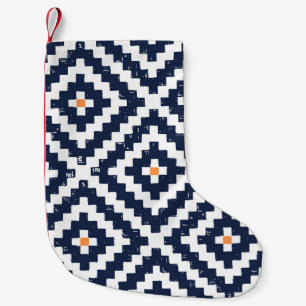 Petite Chaussette De Noël Aztec Navajo, Motif ethnique sans mer