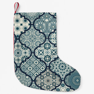Petite Chaussette De Noël azulejos décoratifs arabes carreaux mosaïque islam