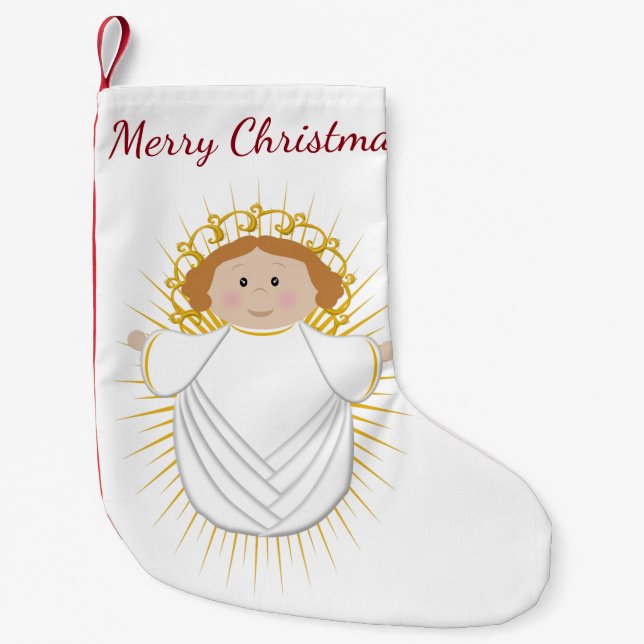 Petite Chaussette De Noël Baby Jesus (Devant)
