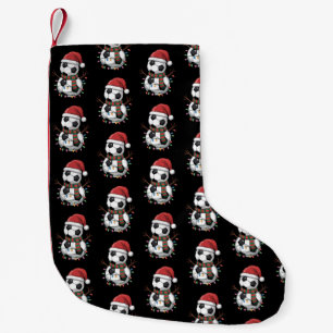 Petite Chaussette De Noël Balle de football de Noël Bonhomme de neige Lumièr