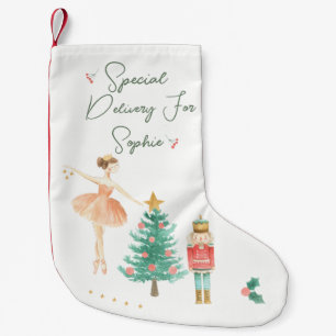Petite Chaussette De Noël Ballerina, Casse-noix, Arbre de Noël