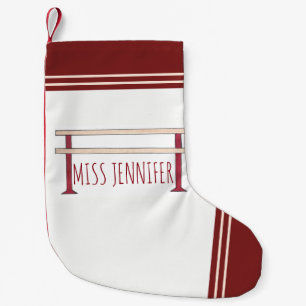 Petite Chaussette De Noël Ballet Barre Danse Enseignant Studio Ballerina