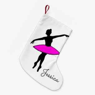Petite Chaussette De Noël Ballet rose Ballerina Enseignant de danse Neon Tut