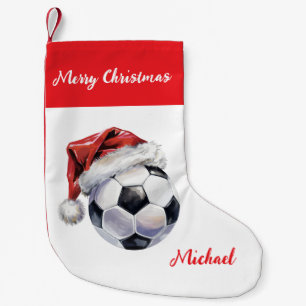 Petite Chaussette De Noël Ballon de football de Noël personnalisé avec chape