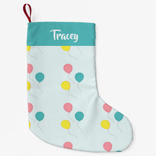 Petite Chaussette De Noël Ballons de fête en bleu