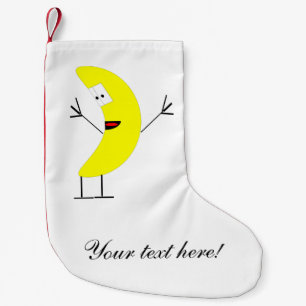 Petite Chaussette De Noël Bande dessinée de banane