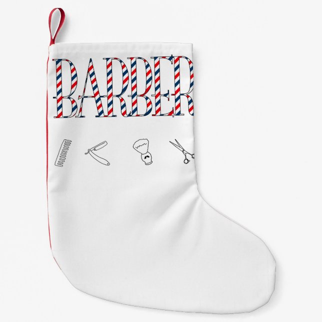 Petite Chaussette De Noël Barre (Devant)