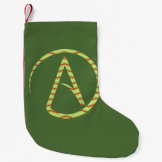 Petite Chaussette De Noël Bas athée de Noël de Chevron de symbole