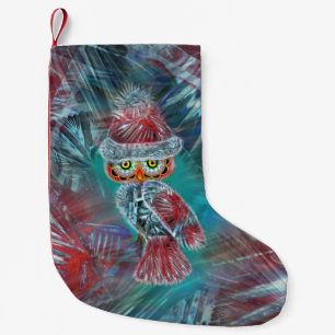 Petite Chaussette De Noël Bas de hibou de Père Noël de mode de charme de
