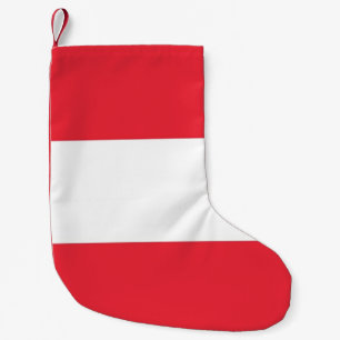 Petite Chaussette De Noël Bas de Noël avec Drapeau d'Autriche