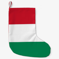 Bas de Noël avec le drapeau de la Hongrie