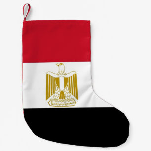 Petite Chaussette De Noël Bas de Noël avec le drapeau d'Egypte