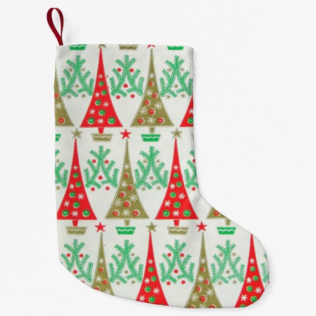 Petite Chaussette De Noël bas de Noël d'arbre de Noël de bande dessinée des (Devant)