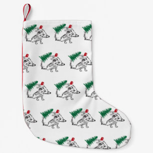 Petite Chaussette De Noël Bas de Noël de hérisson