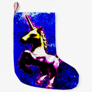 Petite Chaussette De Noël Bas de Noël de licorne (petit gâteau punk)
