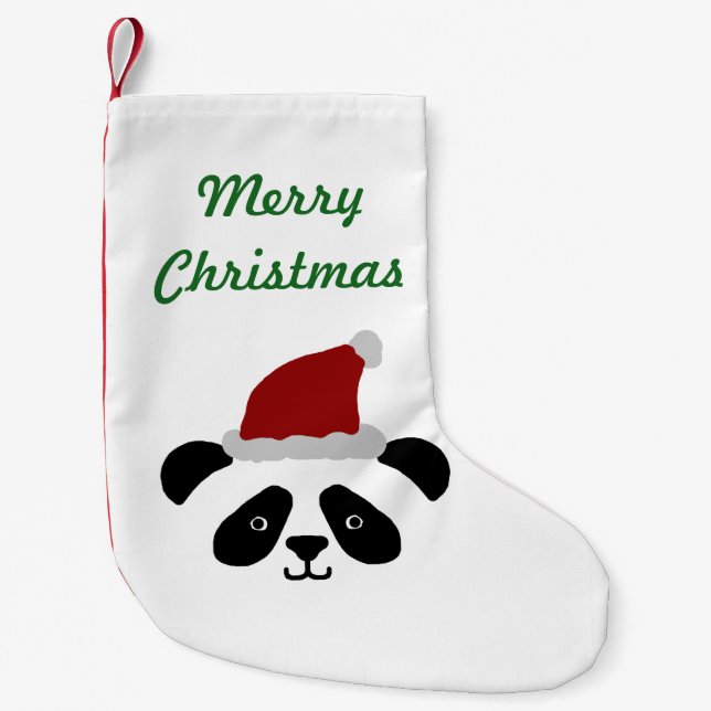Petite Chaussette De Noël Bas de Noël de panda (Devant)
