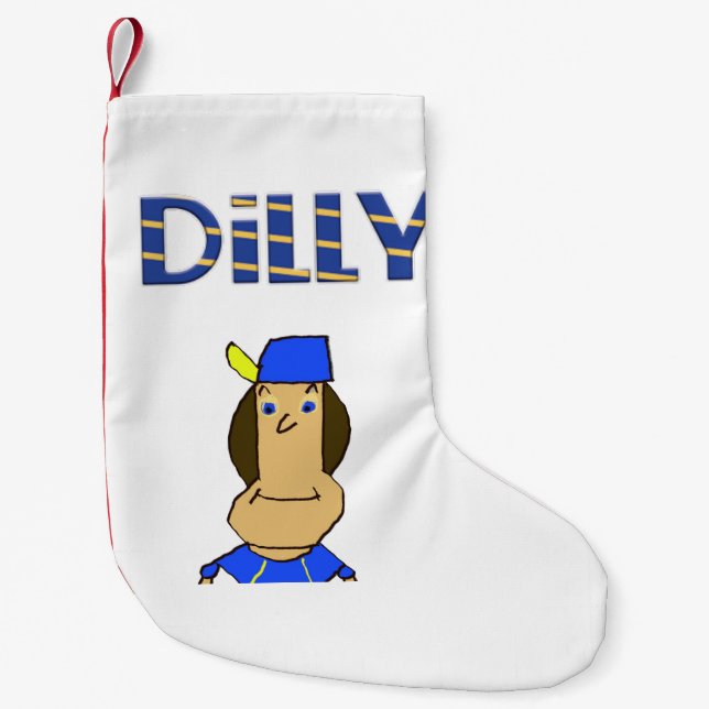 Petite Chaussette De Noël Bas de Noël Dilly (Devant)
