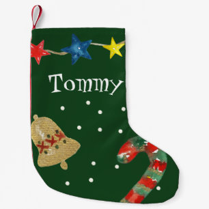 Petite Chaussette De Noël Bas de Noël du pays des merveilles d'enfants