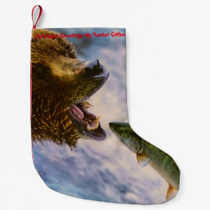 Petite Chaussette De Noël Bas de Noël Mon Chasseur Cueilleur