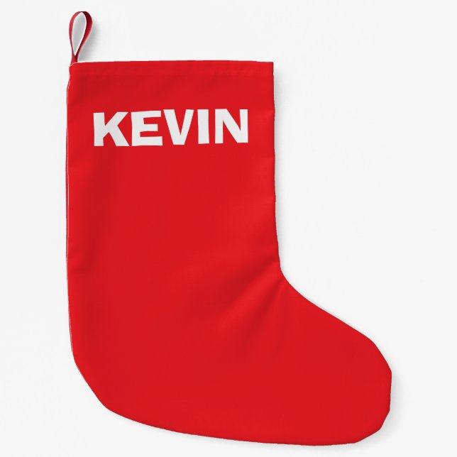 PETITE CHAUSSETTE DE NOËL BAS DE NOËL PERSONNALISÉ (Devant)
