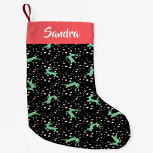 Petite Chaussette De Noël Bas de Noël personnalisé cerf de Noël