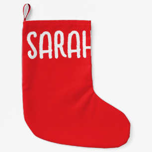 PETITE CHAUSSETTE DE NOËL BAS DE NOËL PERSONNALISÉ SUR MESURE