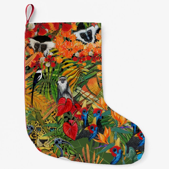 Petite Chaussette De Noël Bas de Noël Sauvage (Devant)